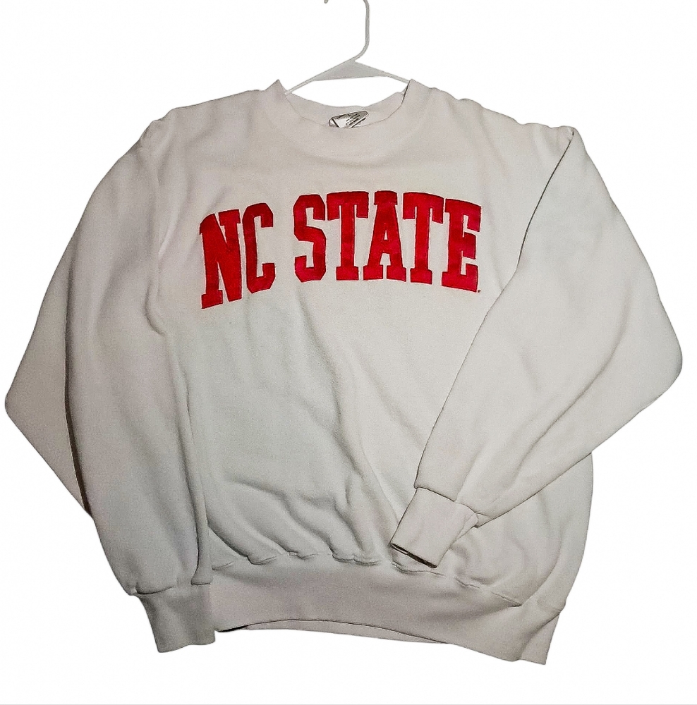 NC State White Sweatshirt